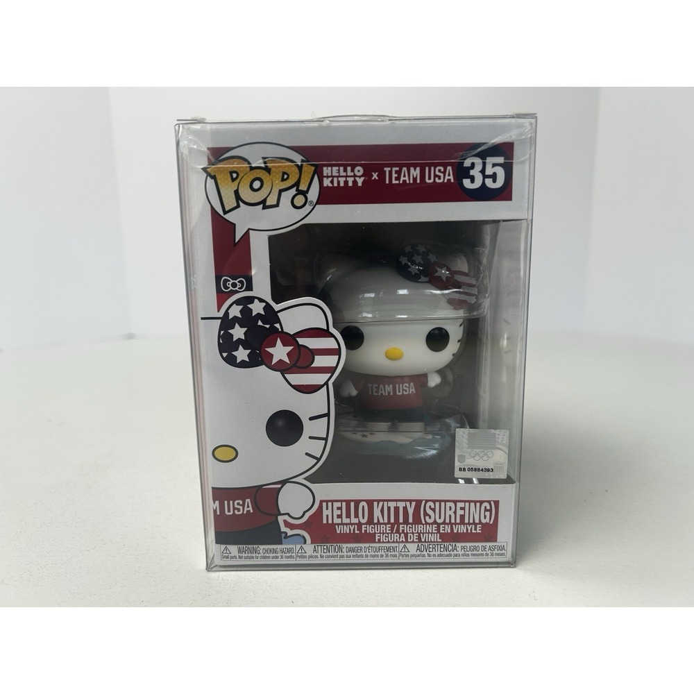 Funko POP Hello Kitty x Team USA Surfing Vinyl Figure #35 Olympics NIB POP!